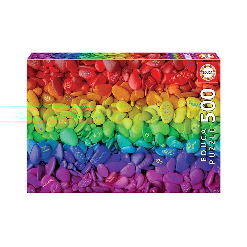 Puzzle Piedras De Colores 500 Pzs De Educa