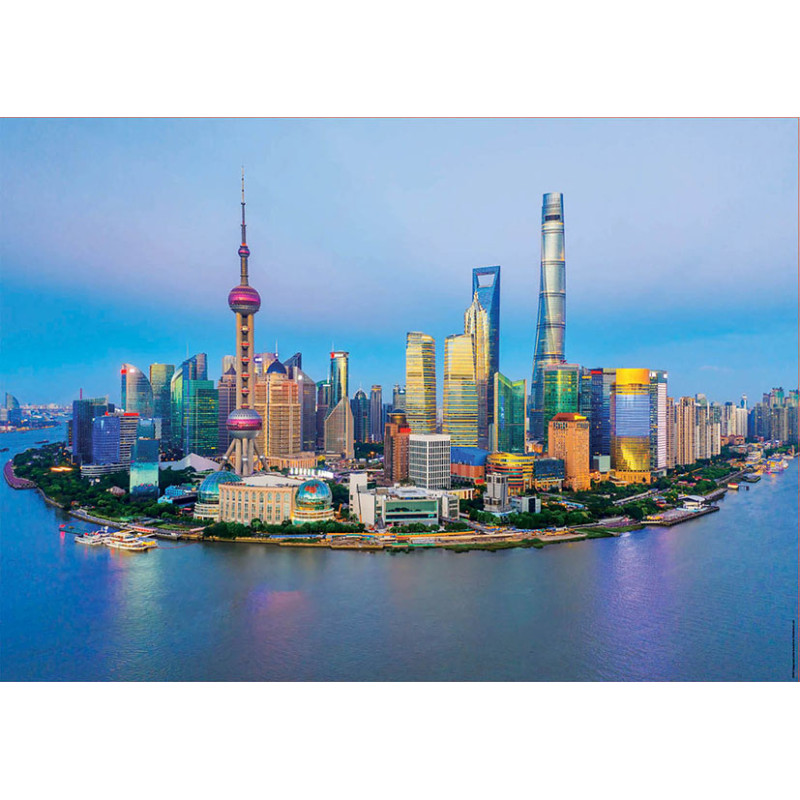 Puzzle Shanghai Al Atardecer 1000 Pzs