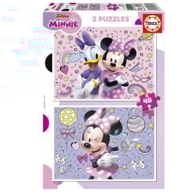 Puzzle Minnie Mouse 2x48 Pzs De Educa