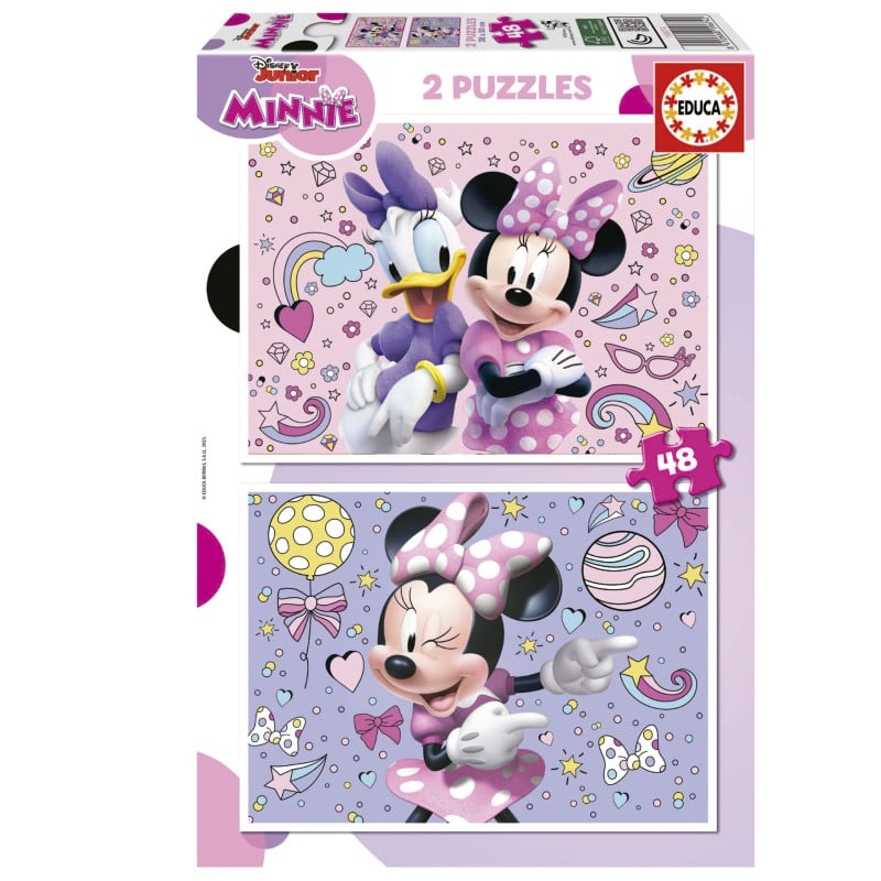 Puzzle Minnie Mouse 2x48 Pzs De Educa