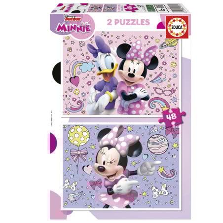 Puzzle Minnie Mouse 2x48 Pzs De Educa