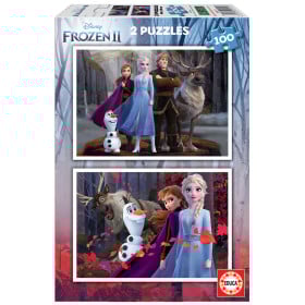 Puzzle 2x100 Frozen II