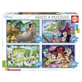 Multi 4 Puzzle 50-80-100-150 Clásicos Disney