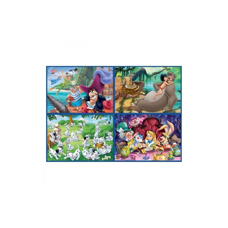 Multi 4 Puzzle 50-80-100-150 Clásicos Disney