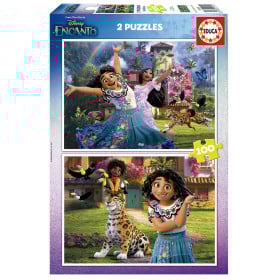 Puzzle Encanto De Disney 2x100 Pzs