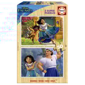 Puzzle Encanto De Disney 2x500 Pzs Madera De Educa