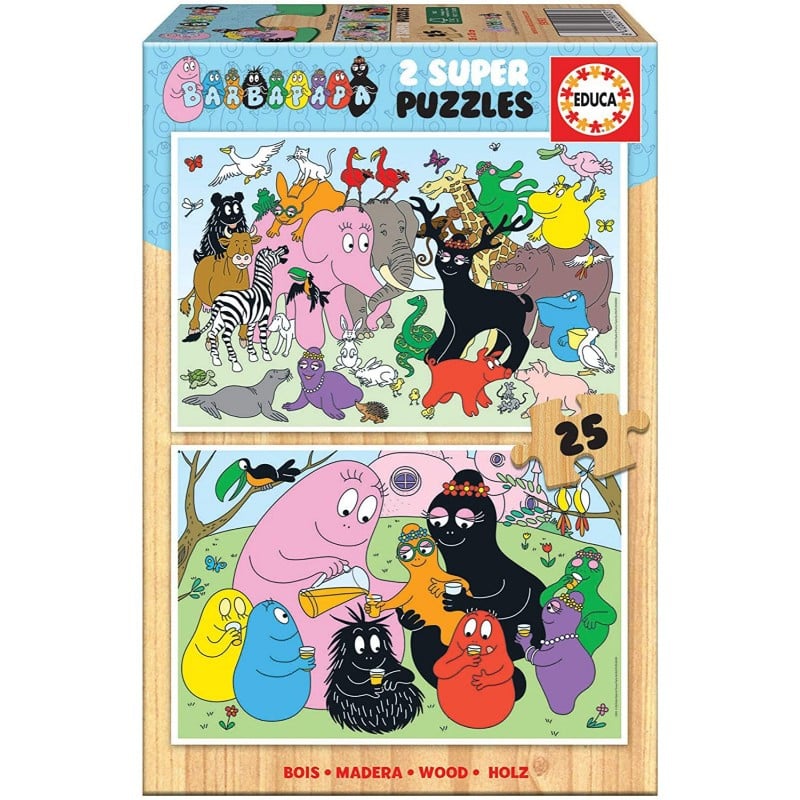 Puzzle Barbapapa 2x25 Pzs De Educa