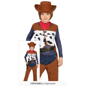 Disfraz Cowboy 3-4 Años De Guirca