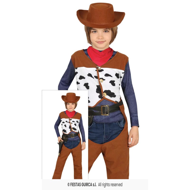 Disfraz Cowboy 3-4 Años De Guirca