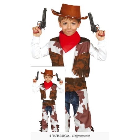 Disfraz Vaquero 7-9 Años De Guirca