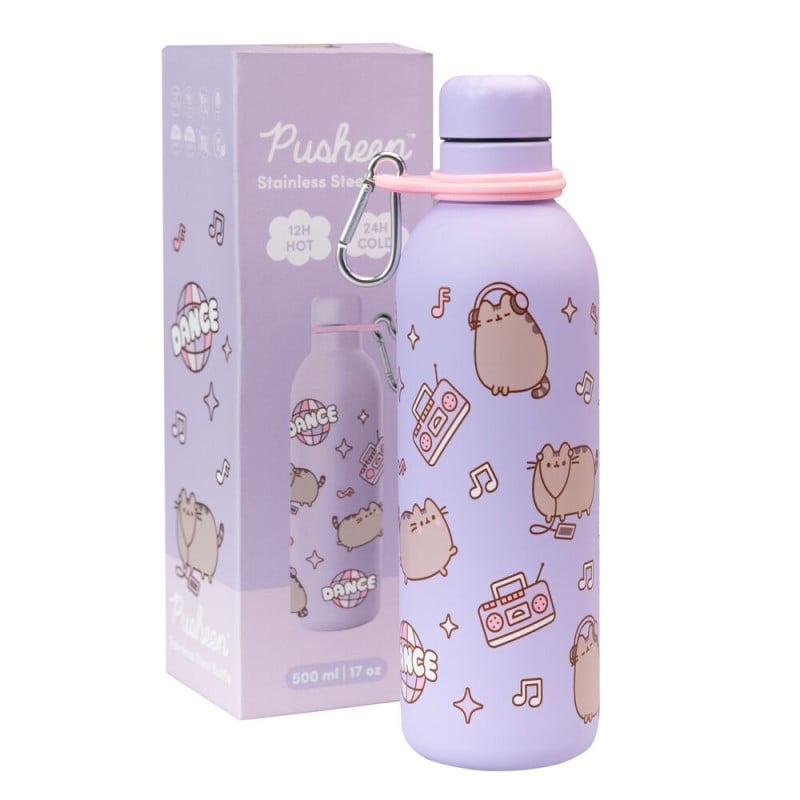 Botella Metálica Pusheen Moments 500 Ml De Grupo Erik