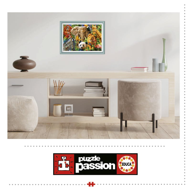 Puzzle 500 Collage Animales Salvajes