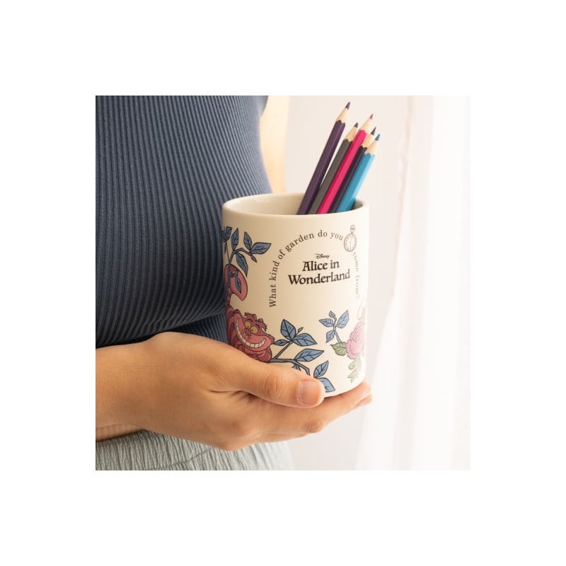 Lapicero Cerámica Alicia En El País De Las Maravillas