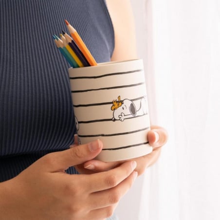 Lapicero Cerámica Snoopy Lazy Days