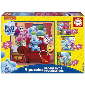 Puzzle Progresivo Pistas De Blue 12-16-20-25