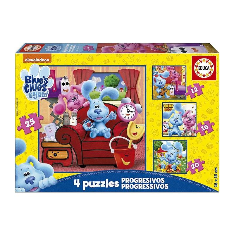 Progresivo Pistas De Blue 12-16-20-25