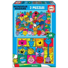 Puzzle 2x48 Monsieur Madame