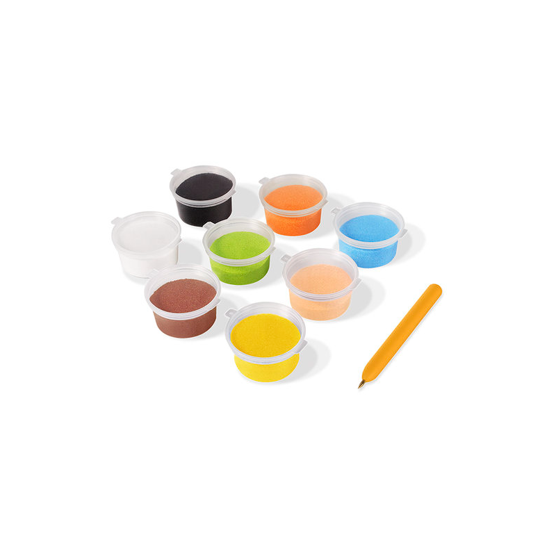 Kit Pintar Con Arena De Colores Animales