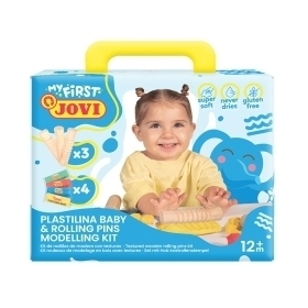 Kit Plastilina Baby Con Rodillos Madera