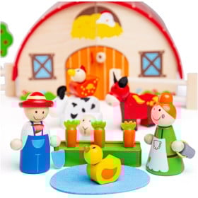 Mini Playset Granja De Madera De Bigjigs Toys 2