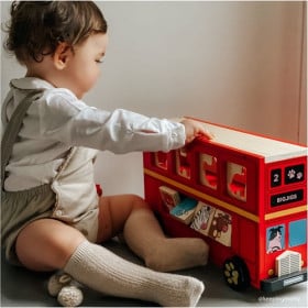 Autobús Rojo Animales De Bigjigs Toys 2