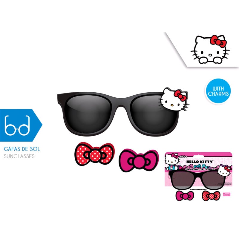 Gafas De Sol Hello Kitty Con Charms De Kids Euroswan