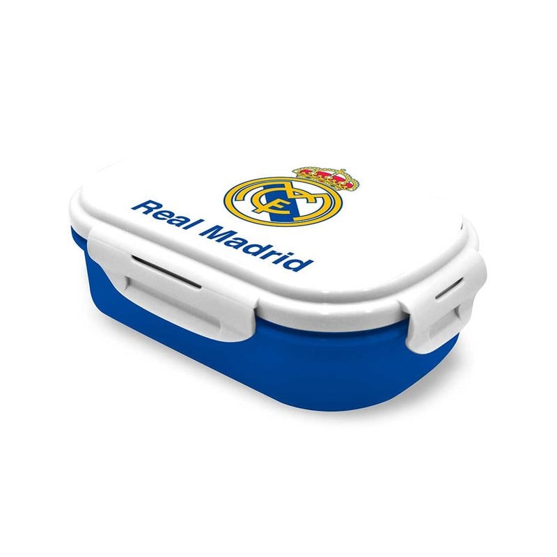 Sandwichera Con Cubiertos Real Madrid De Kids