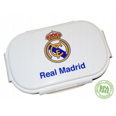 Sandwichera Con Cubiertos Real Madrid