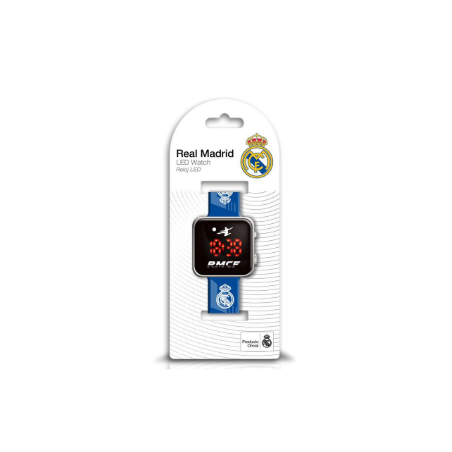 Reloj Led Real Madrid Azul De Kids