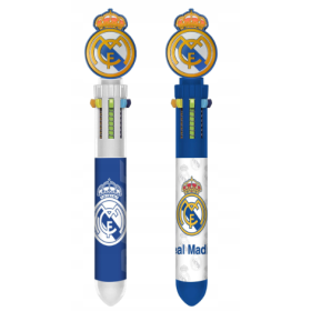 Bolígrafo 10 Colores Real Madrid