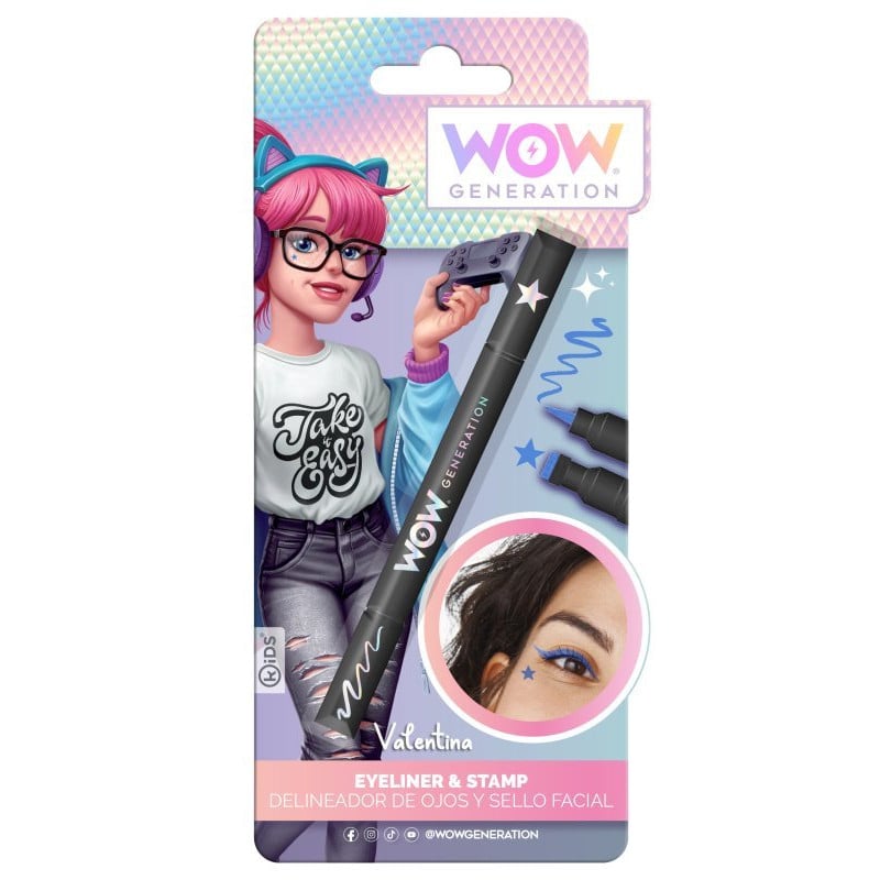 Delineador Ojos Y Sello Facial Wow Generation