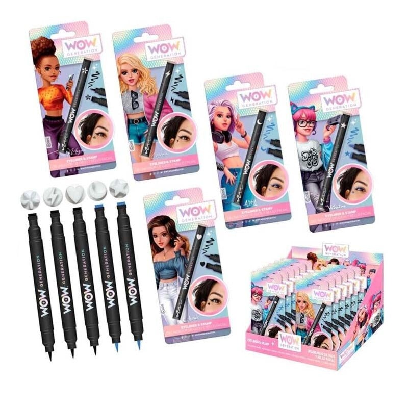 Delineador Ojos Y Sello Facial Wow Generation