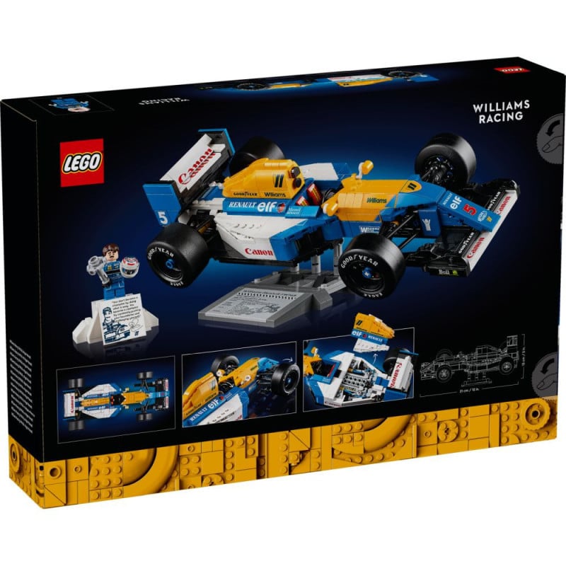 LEGO Williams Racing FW14B y Nigel Mansell