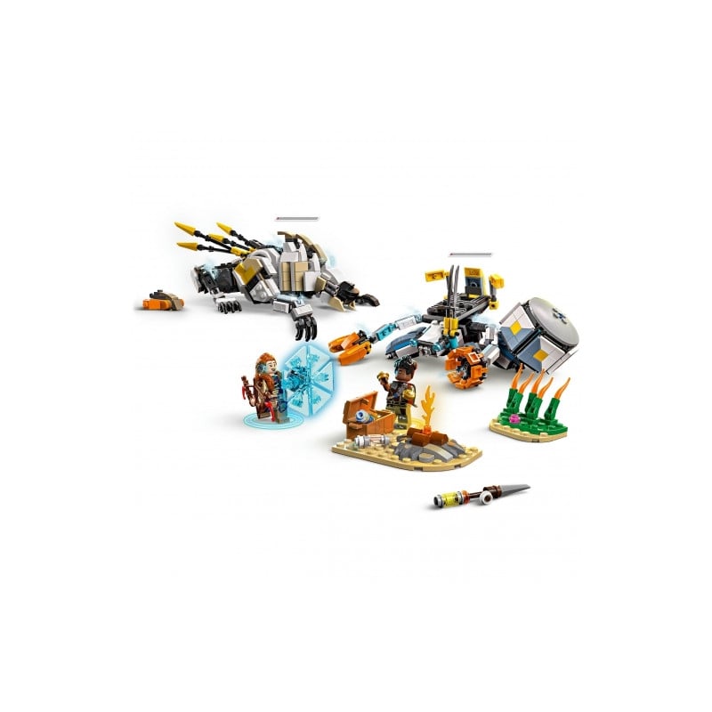 LEGO Aloy y Varl VS Cangrejo y Dientes Serrados