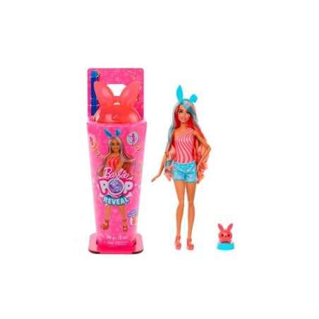 Barbie Pop Reveal Fiesta De Animales Conejito De Mattel