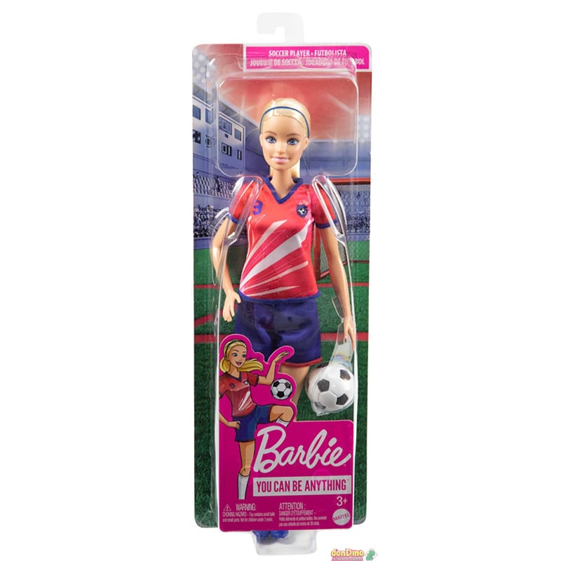 Barbie Futbolista Camiseta Roja