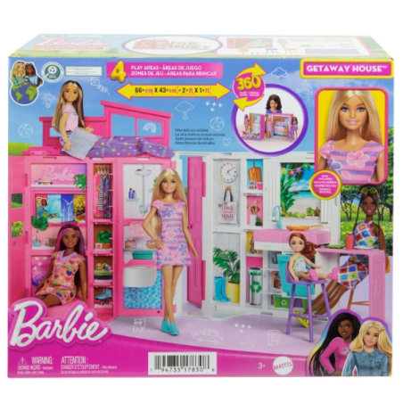 Casa De Muñecas Barbie Con Apartamento De Mattel