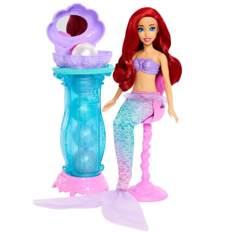 Princesa Ariel Con Tocador Desplegable De Mattel