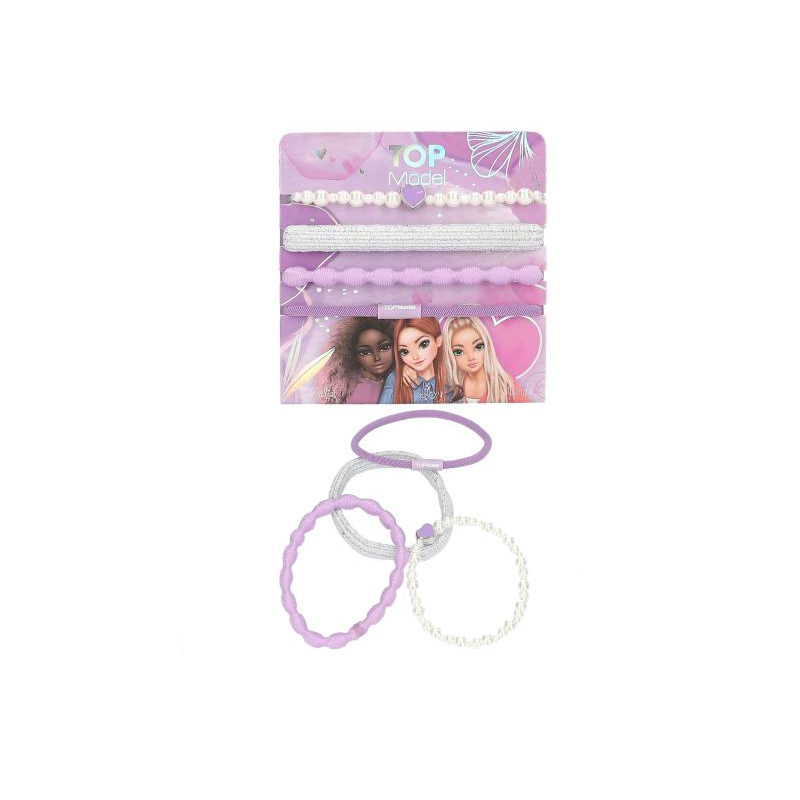 Top Model Set De Pulsera Y Coletero