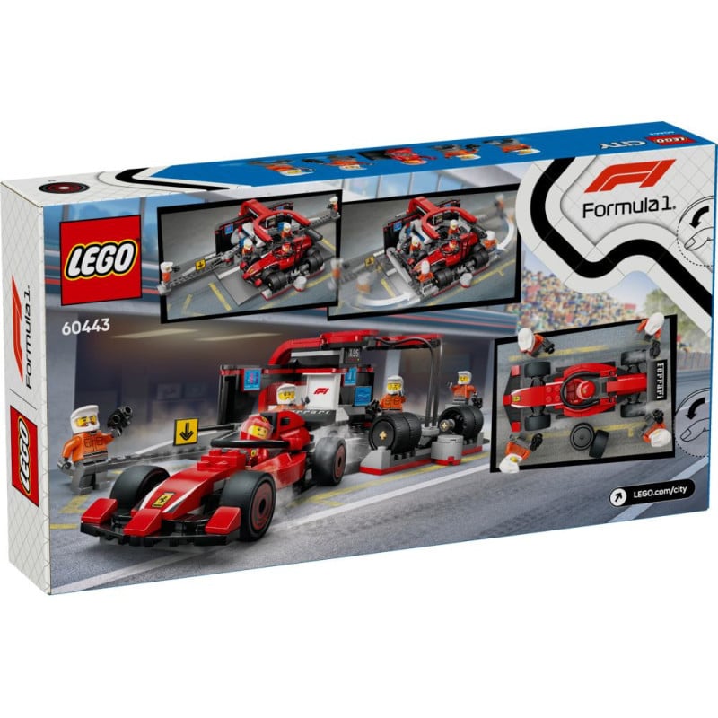 LEGO City Parada en Boxes de F1y Equipo de Mecánicos