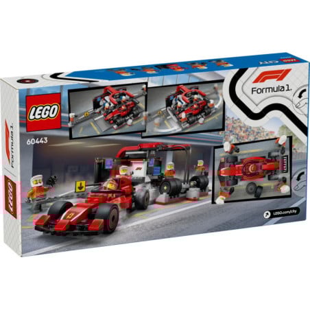 LEGO City Parada en Boxes de F1y Equipo de Mecánicos