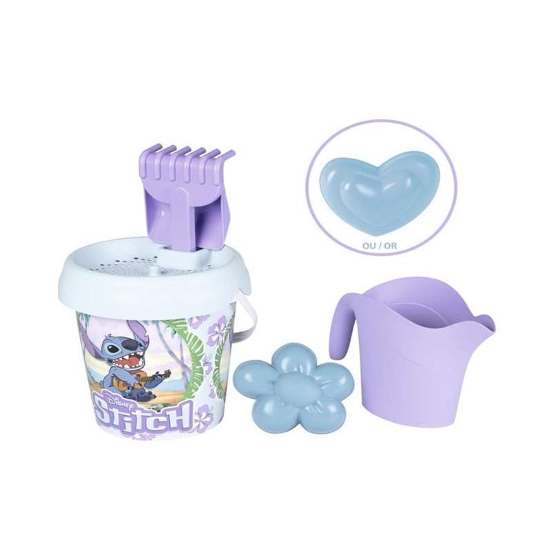 Cubo Con Accesorios Stitch