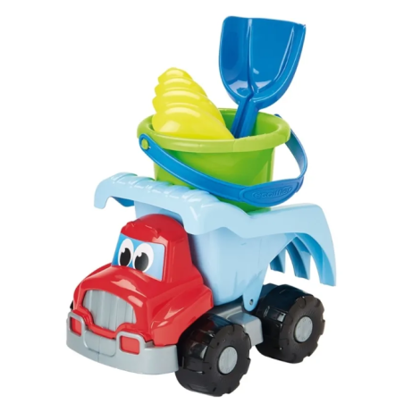 Camión Volquete Con Accesorios Playa De Simba