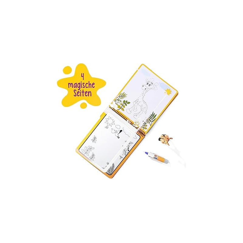 Water Pen Safari Libro Para Colorear