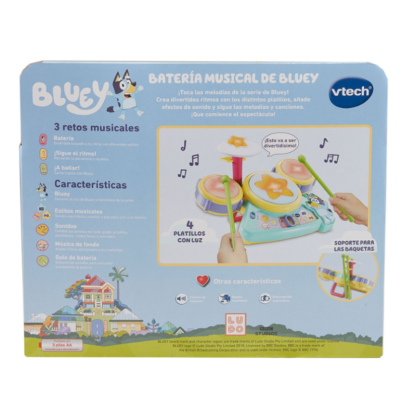 Batería Musical De Bluey