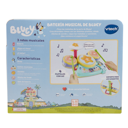 Batería Musical De Bluey
