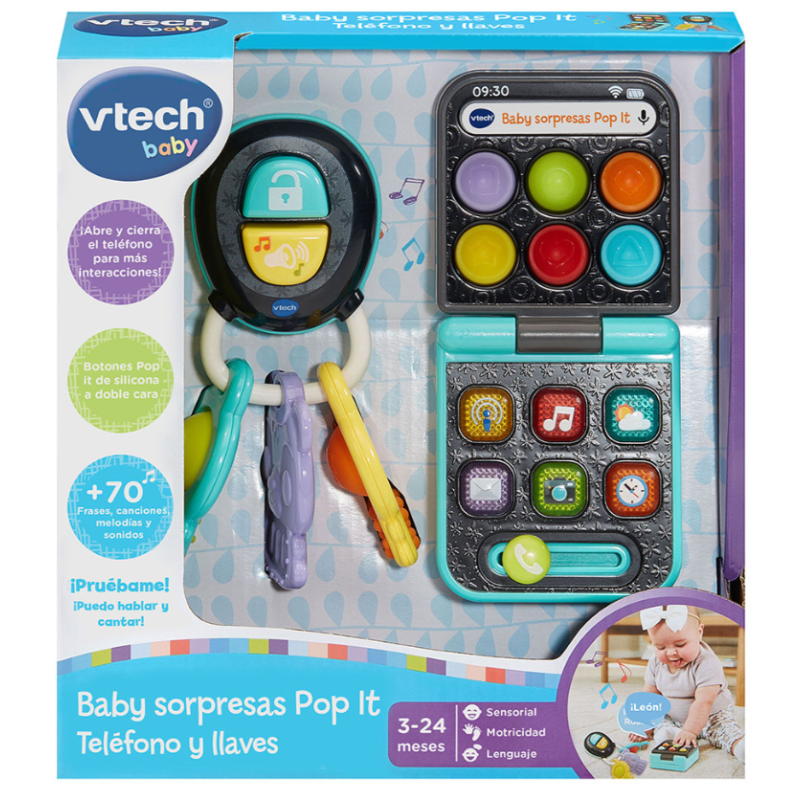 Pop It Teléfono Y Llaves