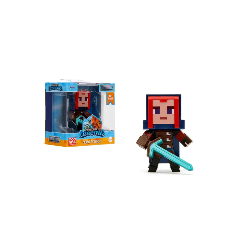 Figura Metal Minecraft Legends 7cm Surtido