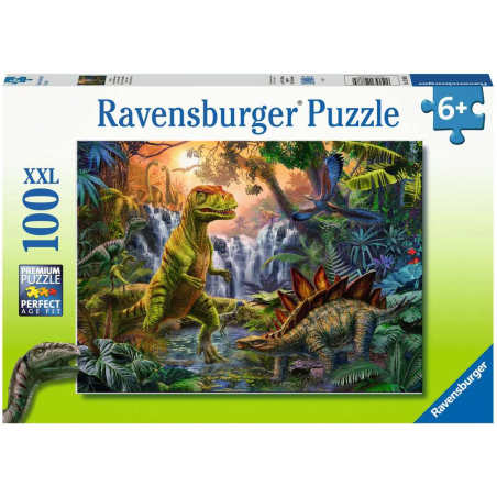 Puzzle Oasis De Dinosaurios 100 Pzs De Ravensburger