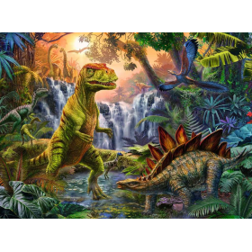 Puzzle Oasis De Dinosaurios 100 Pzs De Ravensburger 2